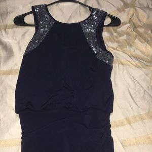 Dark Blue Cocktail Dress//  Worn Once